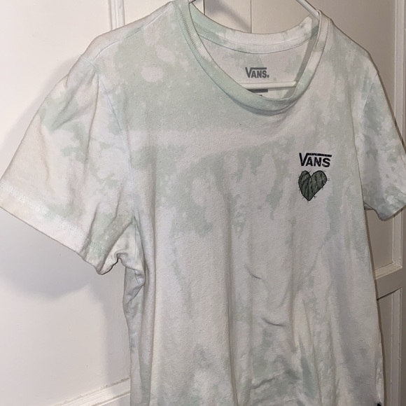 Vans Medium Bleach Dye Stuck On You Crew T-Shirt - Picture 11 of 12